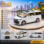 132 Premium Luxury MPV Die-Cast Model Car with Light & Sound – White Edition (Item No 7742)
