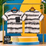 Premium Mineral Wash Pocket Kids T-Shirt (9293)