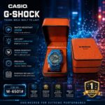 CASIO G-SHOCK W-6501# Premium Analog-Digital Watch