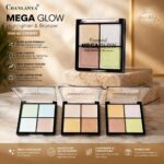 CHANLANYA Mega Glow Highlighter & Bronzer Palette – CH1057