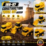 Construction Truck Set 3 PCS – Dump Truck, Cement Mixer & Loader Truck (Item No 168-57)