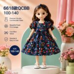 Midnight Floral Princess Dress – Item No. 6618