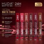 HUDA MATTE ME 24H Color Bold Liquid Lipgloss – Item No Y-8327