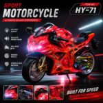 HY-71 Premium Sport Racing Motorcycle Toy with Light & Sound