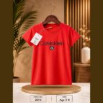 Premium Red Kids Cotton T-Shir