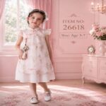 DOLL&ER Premium Princess Dress – Soft Pink (26618)