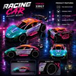 Premium Alloy Racing Sports Car with Light & Sound – Item No: 33917