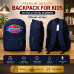 Premium Kids School & Travel Backpack (Navy Blue) – Item No. 6019